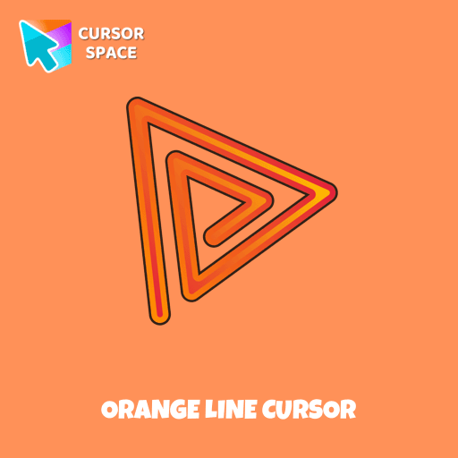 Orange Line cursor arrow cursor